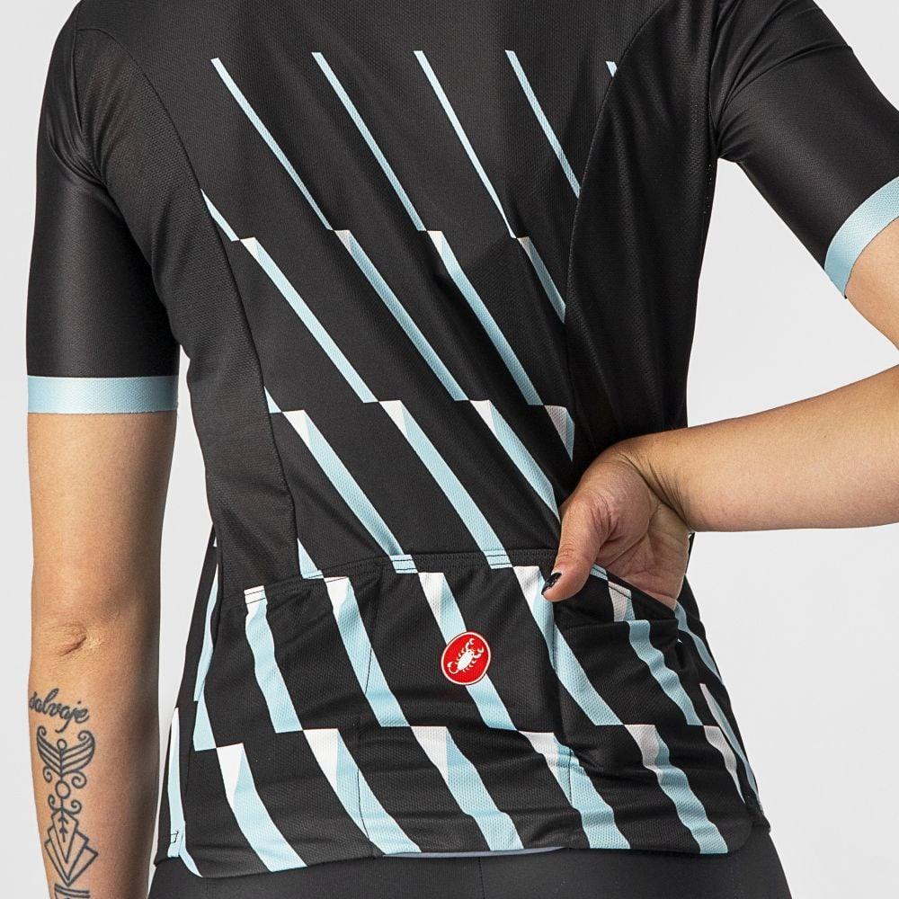 Castelli Pendio Damen Jersey - Liquid-Life #Wähle Deine Farbe_Light Black/Sky Light-White