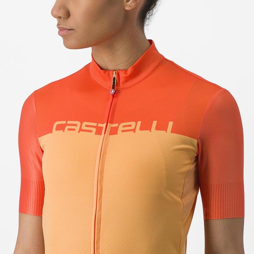 Castelli Velocissima Jersey - Liquid-Life #Wähle Deine Farbe_Soft Orange/Scarlet Ibis