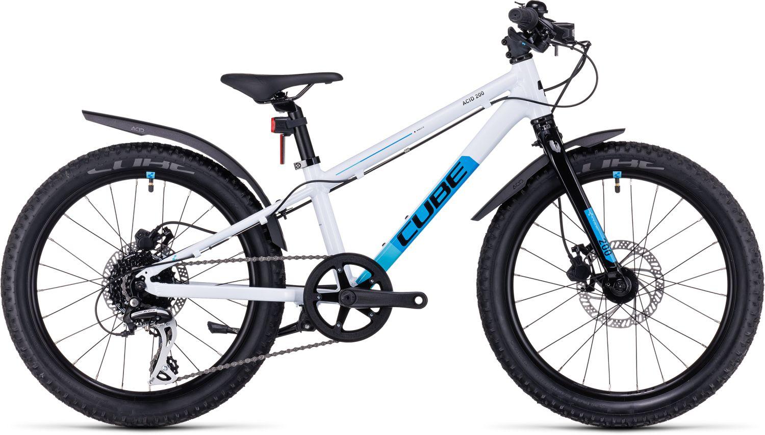 Cube Acid 200 Disc Allroad white´n´blue 2023 20" - Liquid-Life