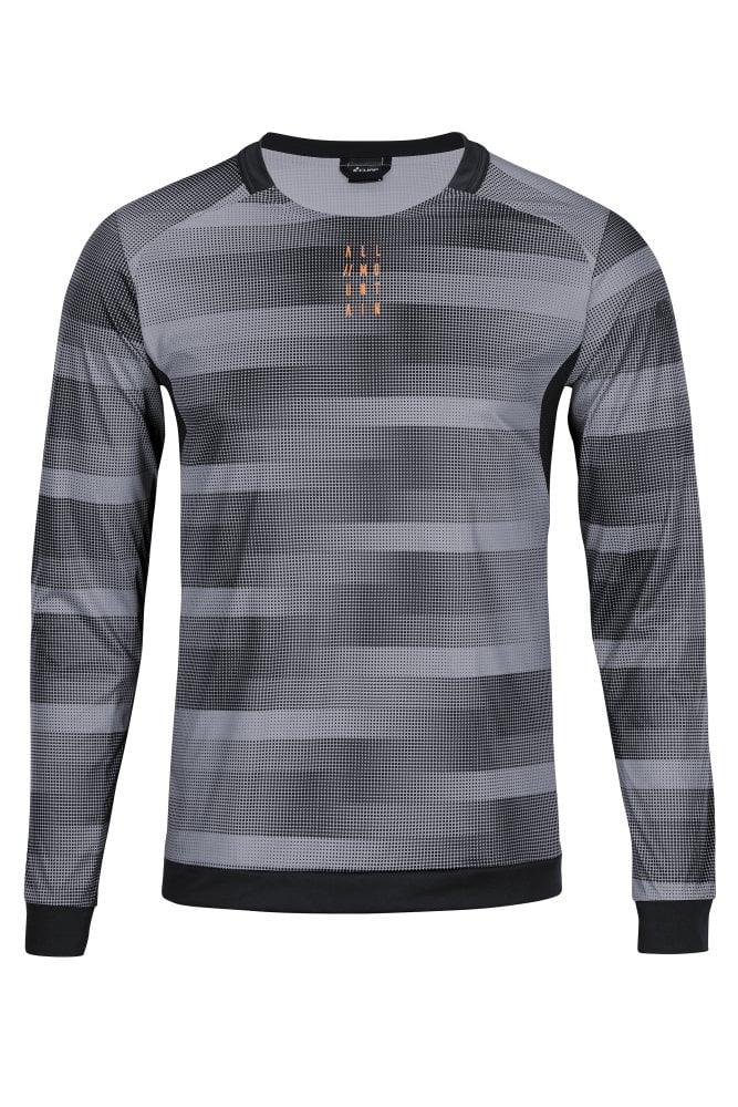 Cube ATX Rundhalstrikot langarm - Liquid-Life #Wähle Deine Farbe_Grau/Schwarz