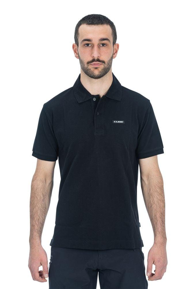 Cube Organic Polo Shirt - Liquid-Life #Wähle Deine Farbe_Schwarz