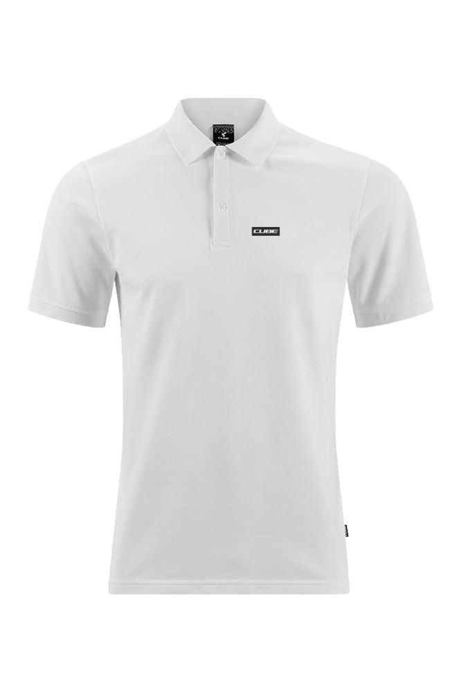 Cube Organic Polo Shirt - Liquid-Life #Wähle Deine Farbe_Weiß
