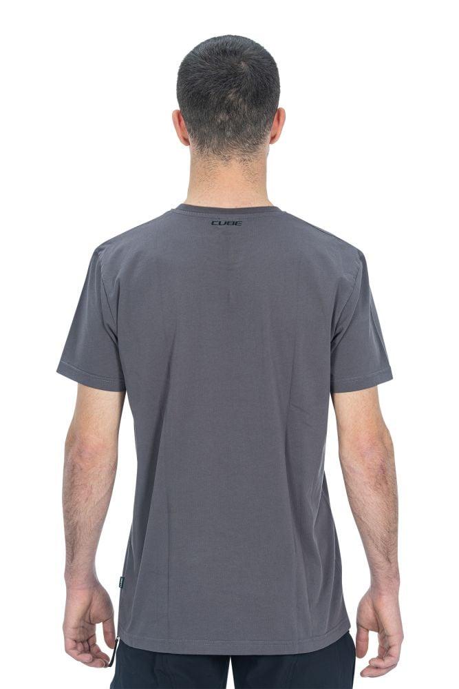 Cube Organic T-Shirt Actionteam GTY FIT - Liquid-Life #Wähle Deine Farbe_Grau Schwarz