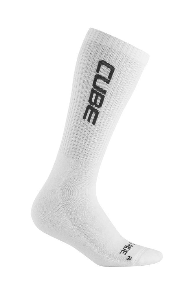 Cube Socke After Race High Cut - Liquid-Life #Wähle Deine Farbe_Logo Weiß