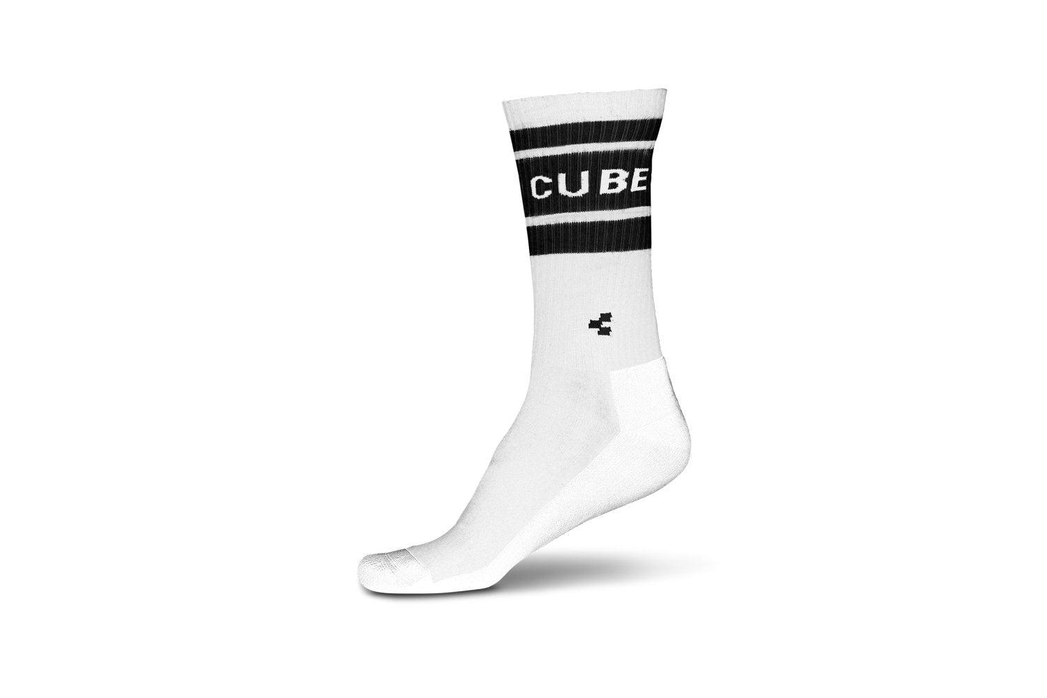 Cube Socke After Race High Cut - Liquid-Life #Wähle Deine Farbe_White´n´Black
