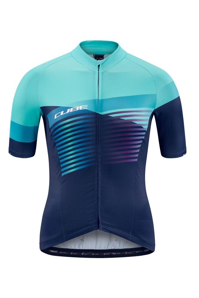 Cube TEAMLINE WS Trikot kurzarm - Liquid-Life #Wähle Deine Farbe_Blue´n´Mint