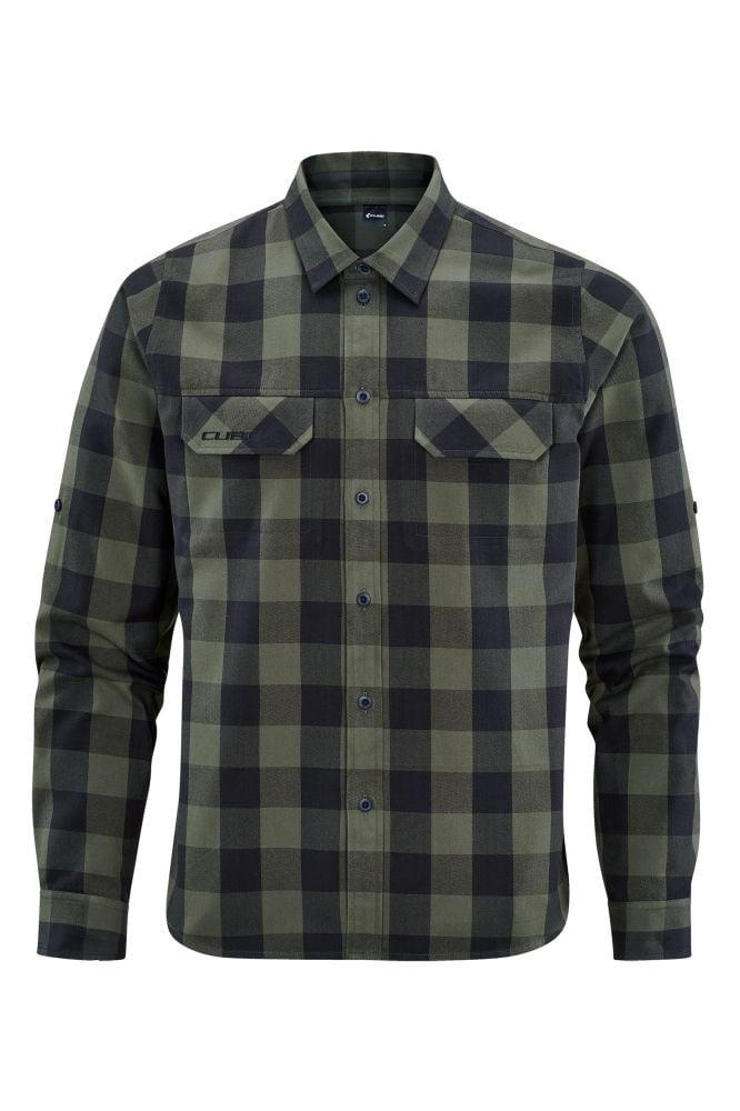 Cube WORK Hemd langarm - Liquid-Life #Wähle Deine Farbe_Olivgrün