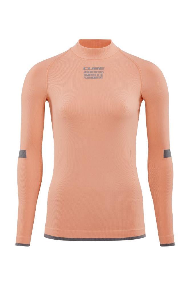 Cube WS Funktionsunterhemd Race Be Warm langarm - Liquid-Life #Wähle Deine Farbe_Coral