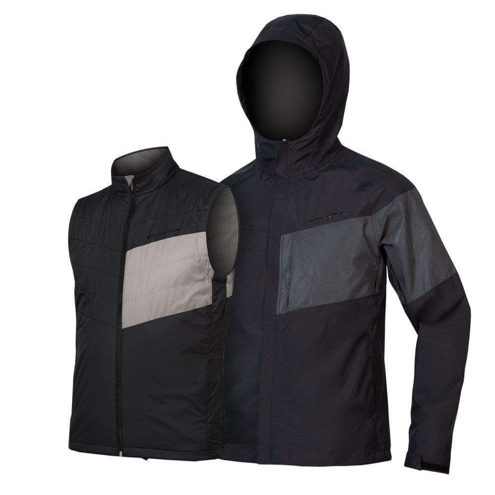 Endura Urban Luminite 3 in 1 Jacke II - Liquid-Life #Wähle Deine Farbe_Schwarz