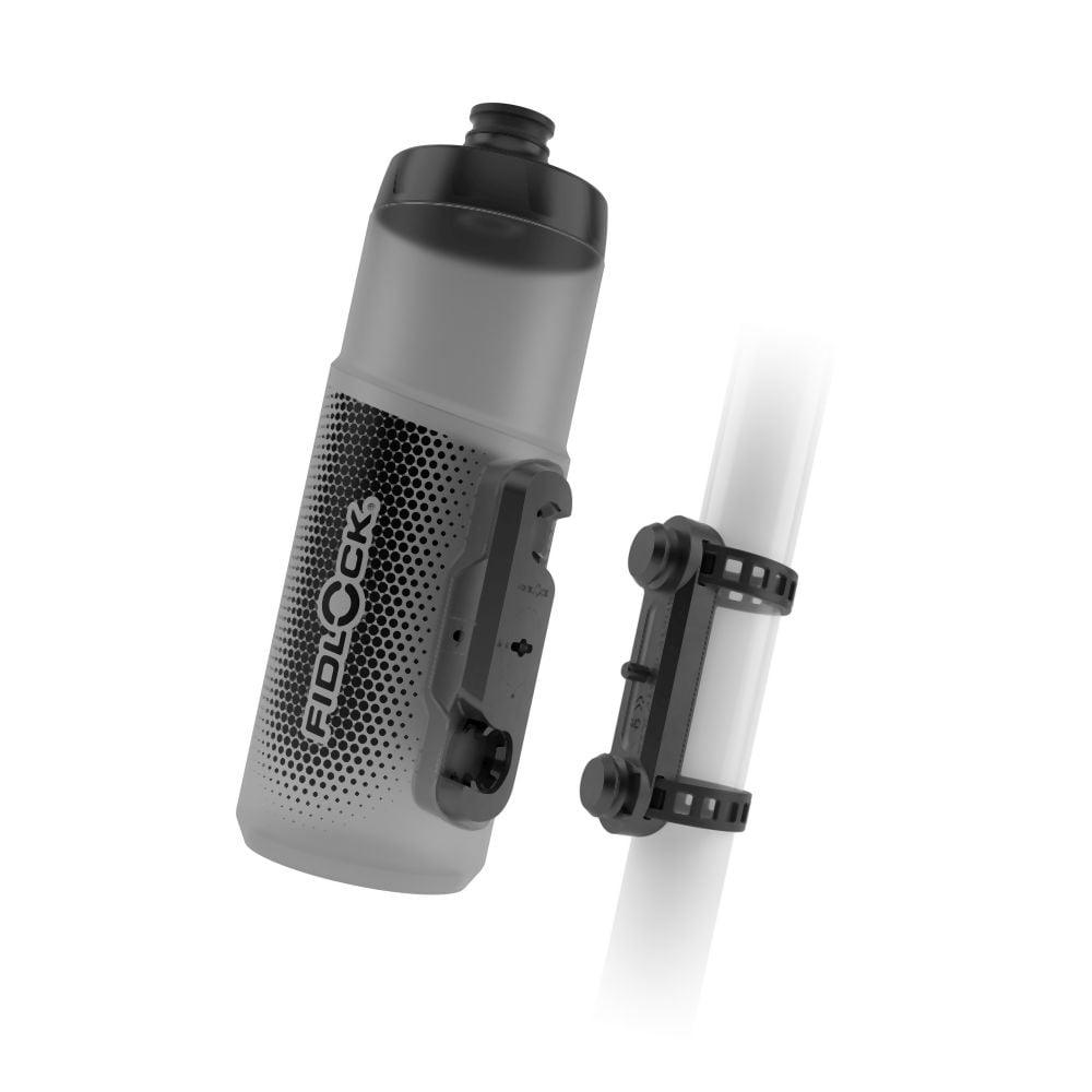 Fidlock Bottle 600ml + Uni Base transparent black - Liquid-Life