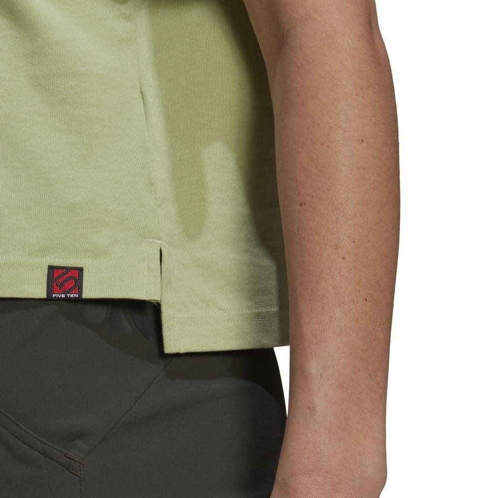 FiveTen Cropped Graphic T-Shirt - Liquid-Life #Wähle Deine Farbe_Lime