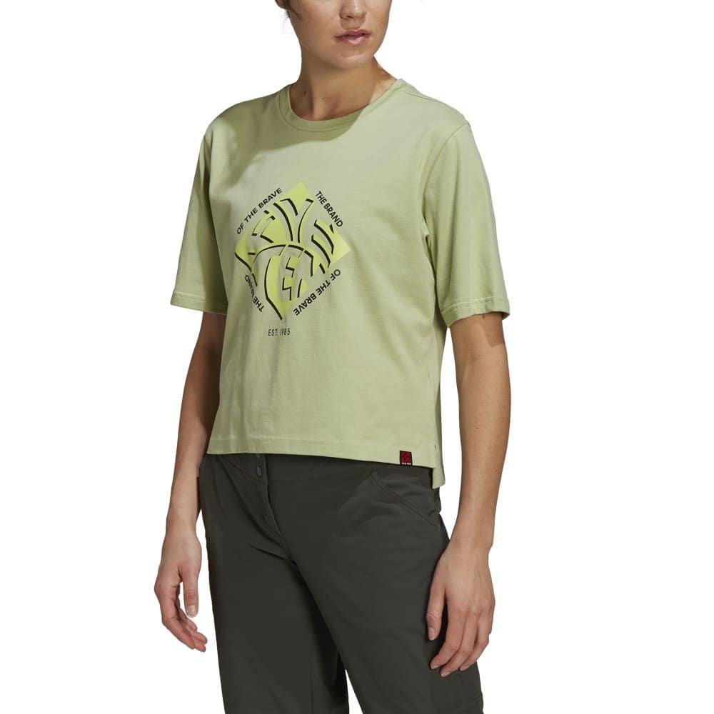 FiveTen Cropped Graphic T-Shirt - Liquid-Life #Wähle Deine Farbe_Lime