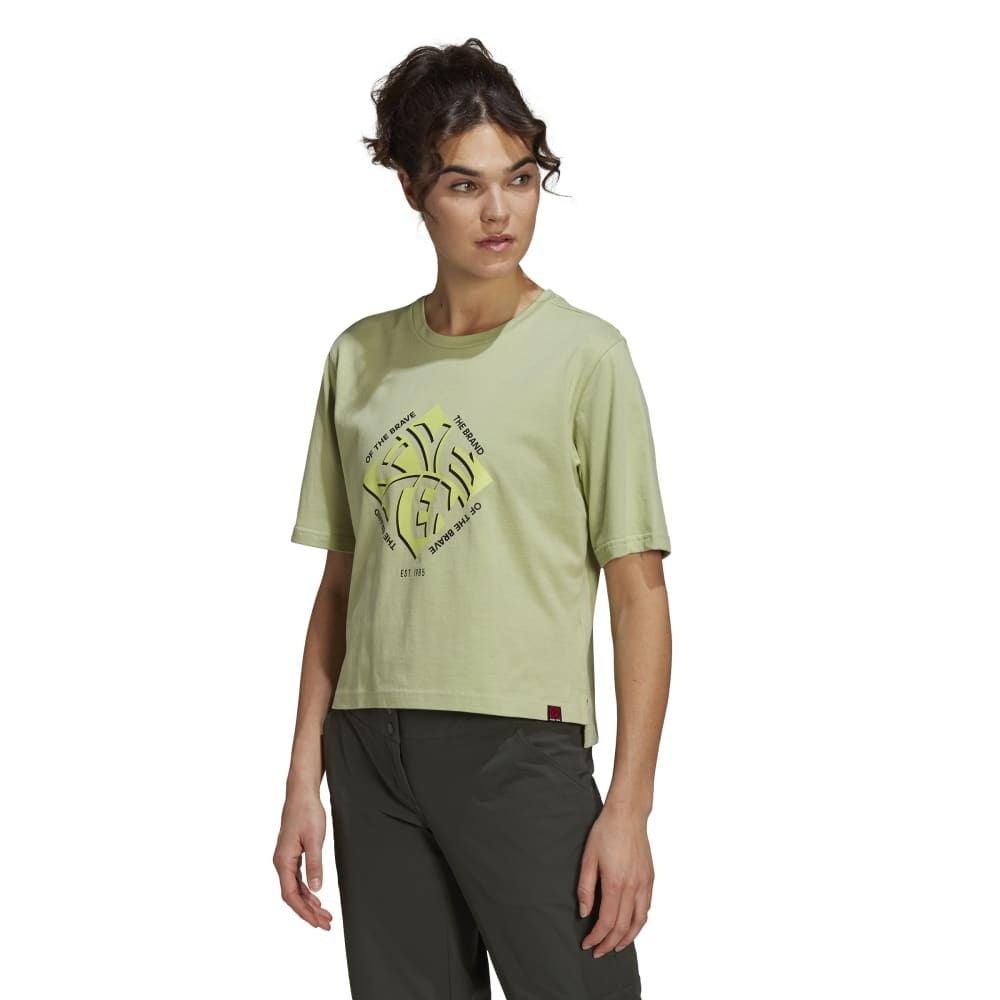 FiveTen Cropped Graphic T-Shirt - Liquid-Life #Wähle Deine Farbe_Lime