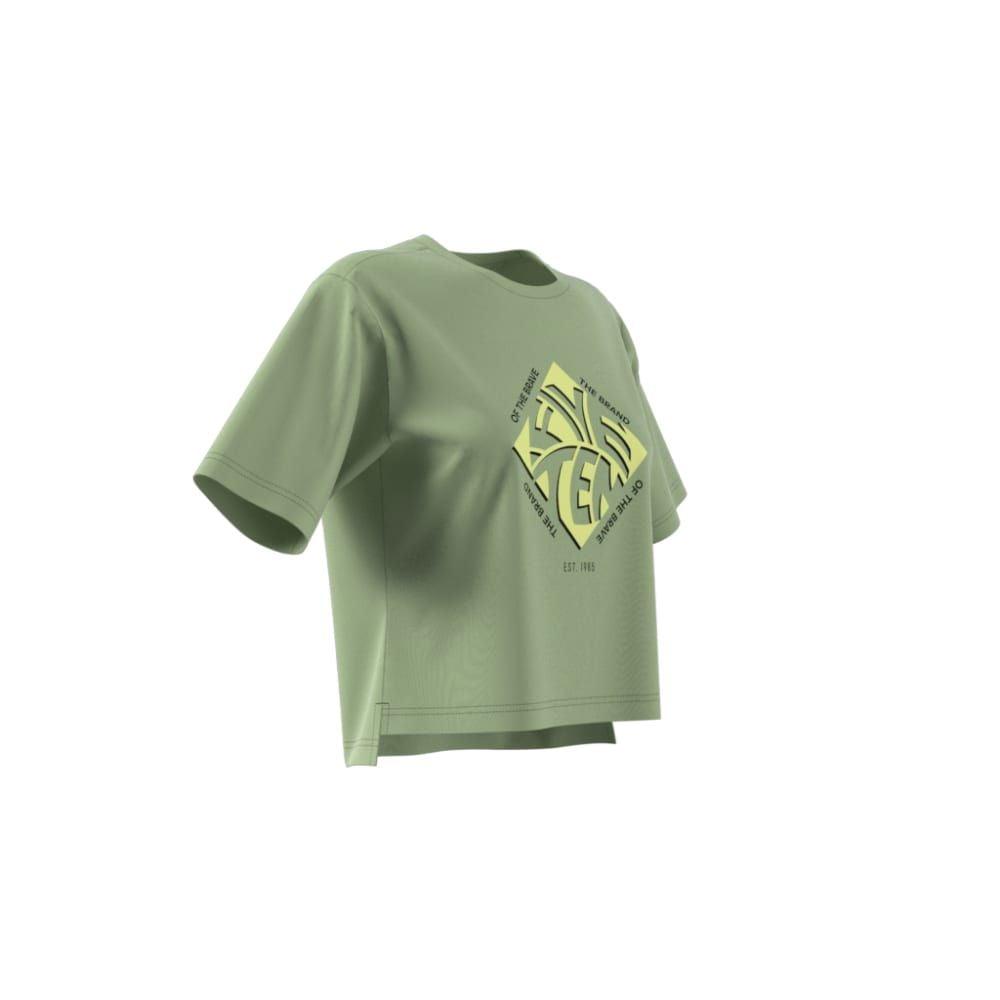 FiveTen Cropped Graphic T-Shirt - Liquid-Life #Wähle Deine Farbe_Lime