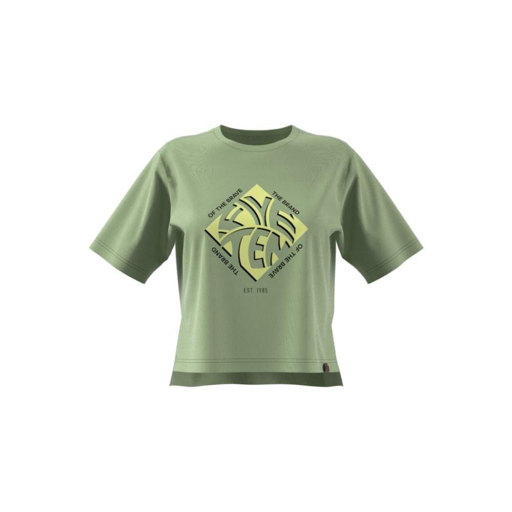 FiveTen Cropped Graphic T-Shirt - Liquid-Life #Wähle Deine Farbe_Lime