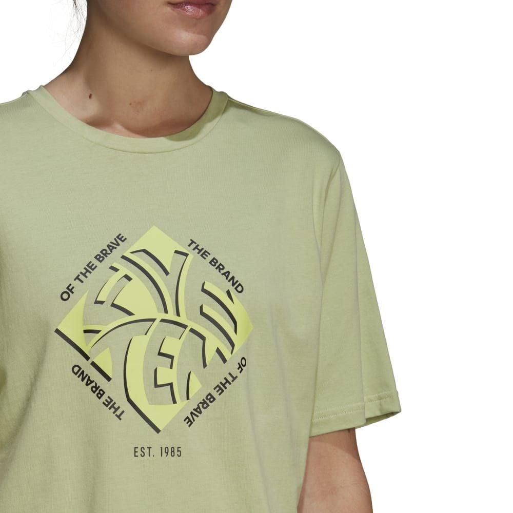 FiveTen Cropped Graphic T-Shirt - Liquid-Life #Wähle Deine Farbe_Lime