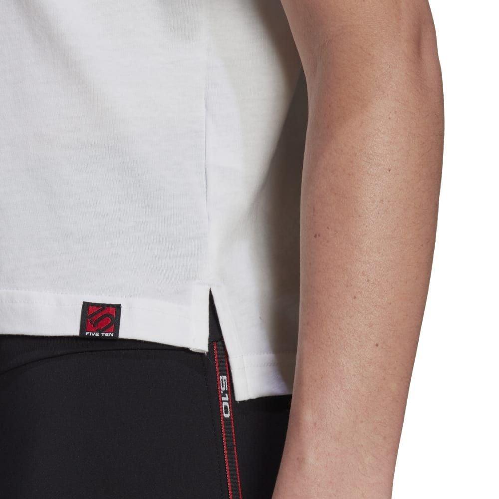 FiveTen Cropped Graphic T-Shirt - Liquid-Life #Wähle Deine Farbe_White