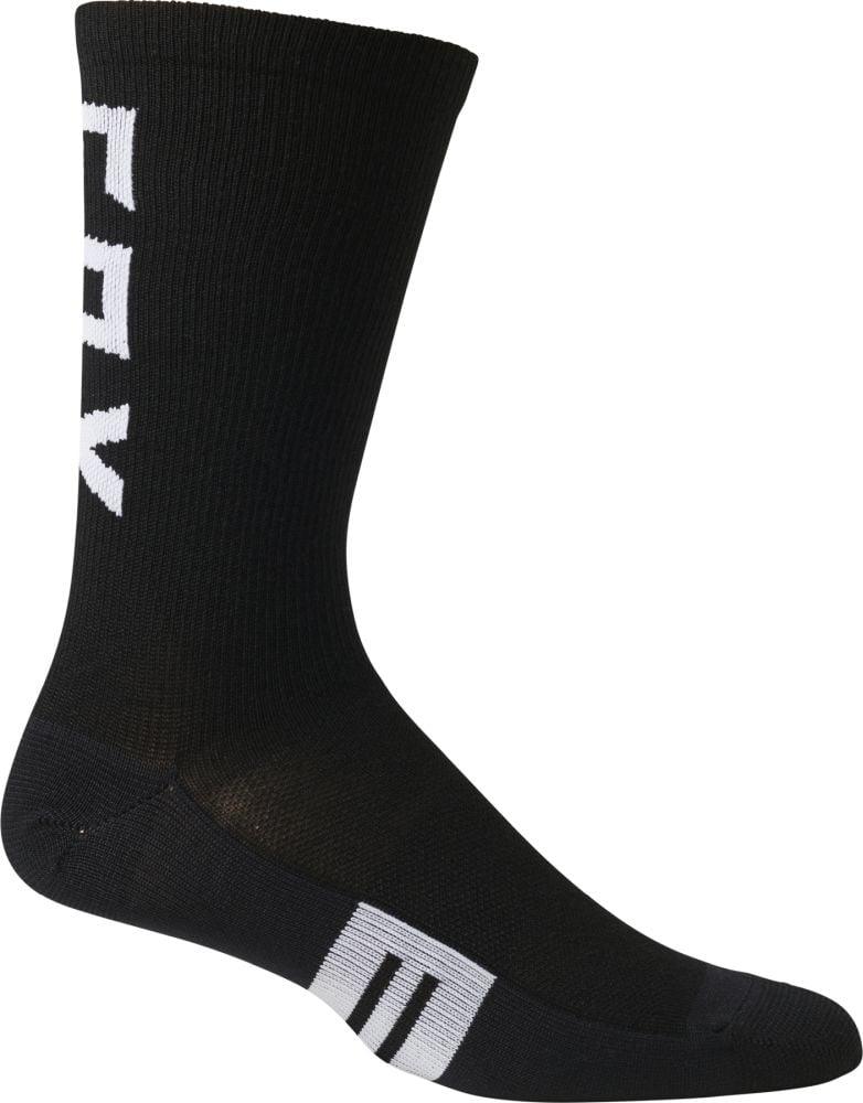 Fox 8" Flexair Merino Sock - Liquid-Life #Wähle Deine Farbe_Sock Black