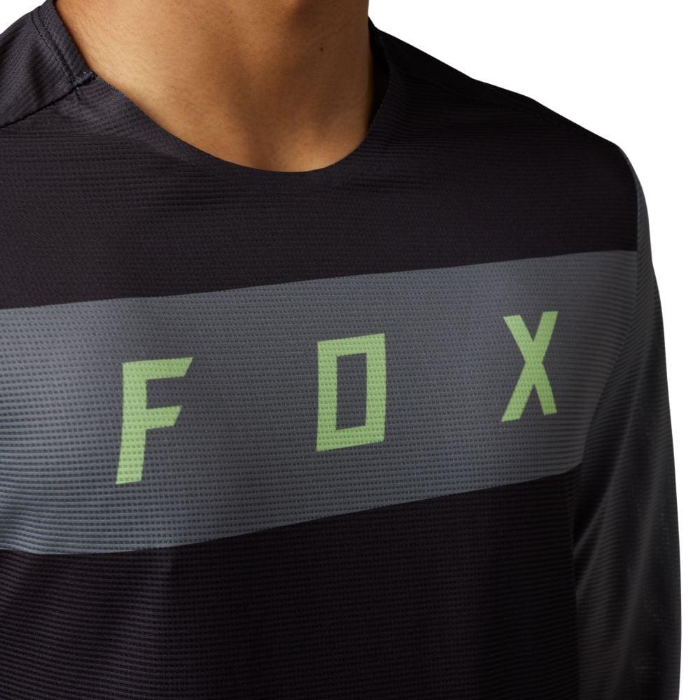 Fox Flexair LS Jersey Arcadia 2023 - Liquid-Life #Wähle Deine Farbe_Black