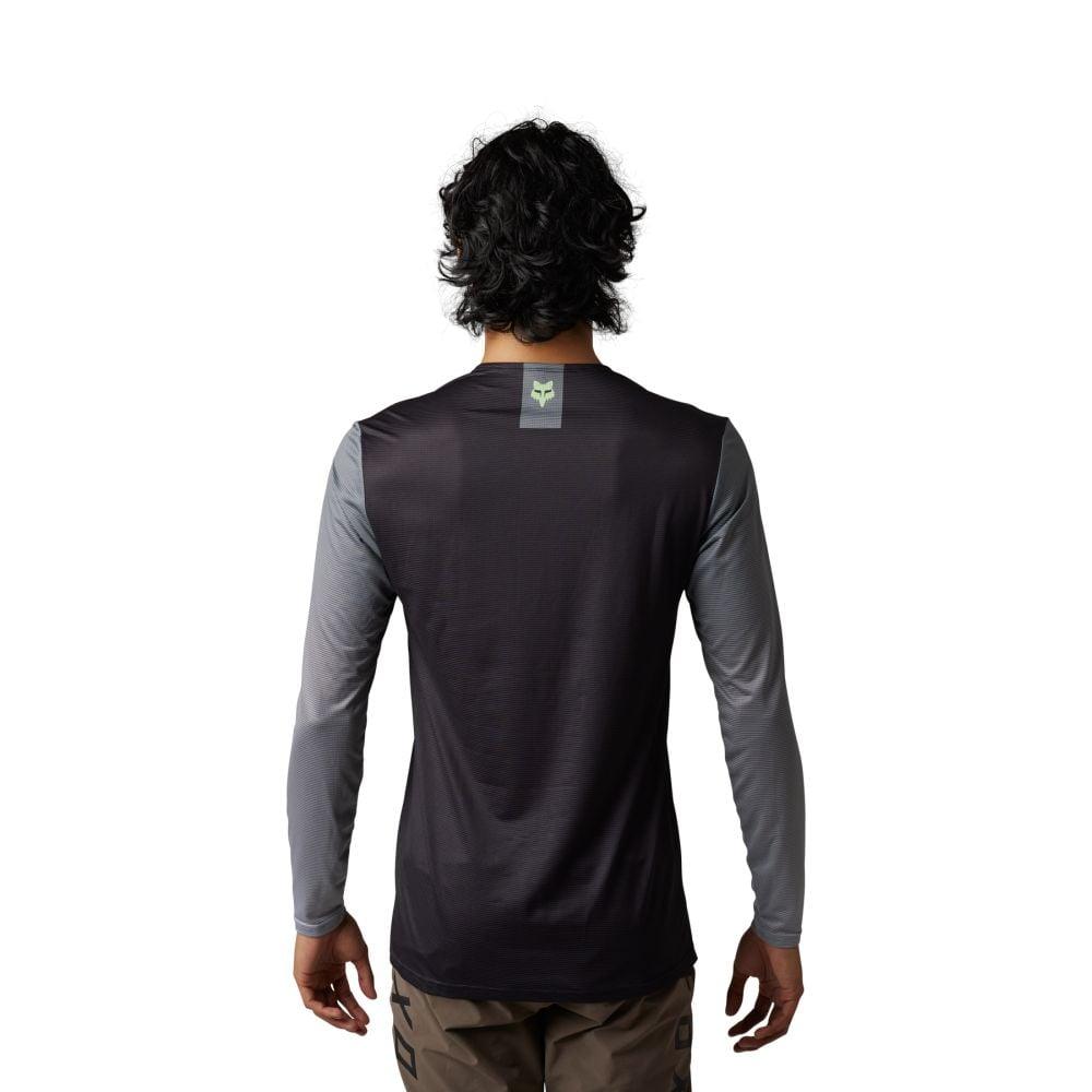 Fox Flexair LS Jersey Arcadia 2023 - Liquid-Life #Wähle Deine Farbe_Black