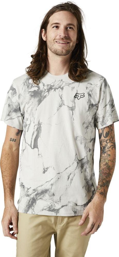 Fox Karrera Head SS Premium Tee - Liquid-Life #Wähle Deine Farbe_Light Grey
