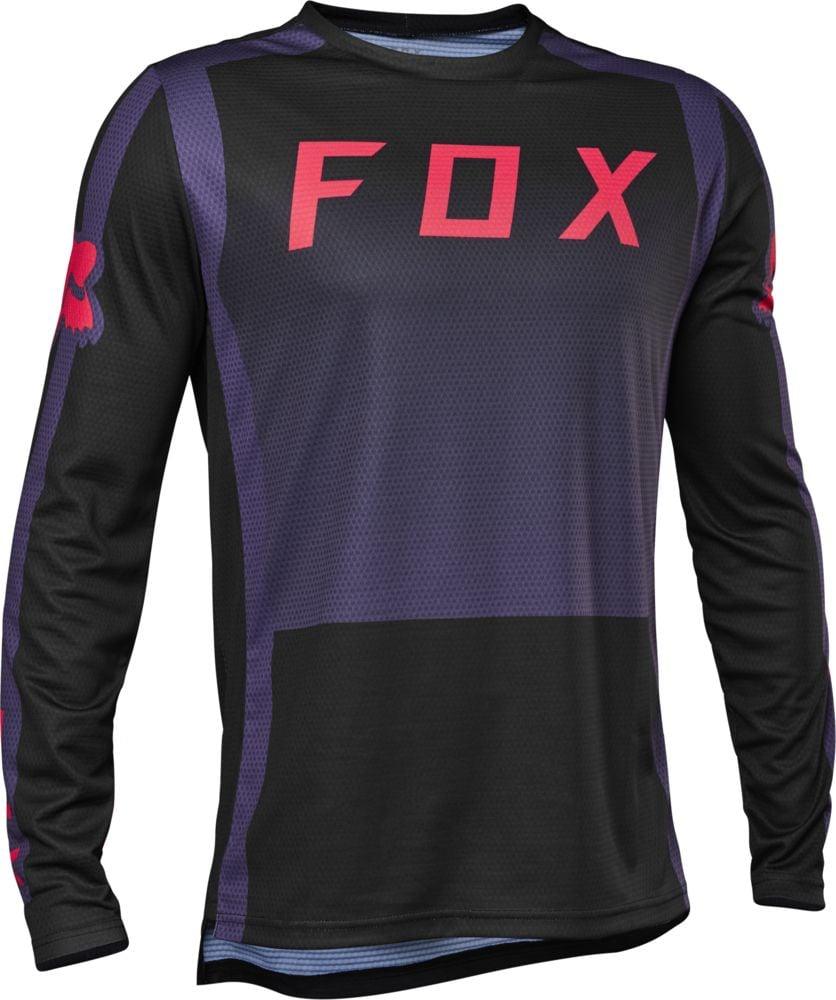 Fox Langärmliges Jersey Defend Youth - Liquid-Life #Wähle Deine Farbe_Sangria