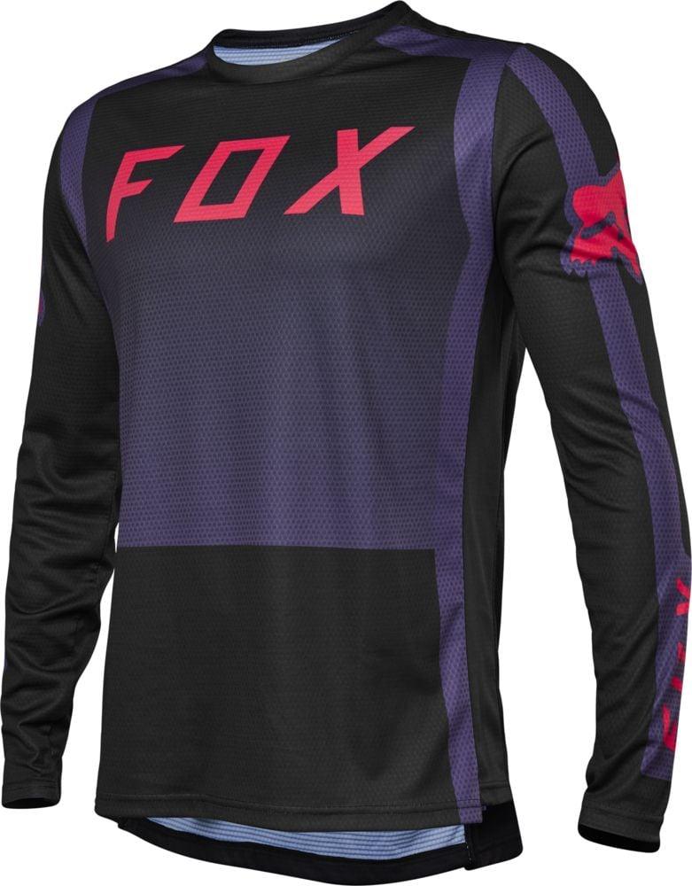 Fox Langärmliges Jersey Defend Youth - Liquid-Life #Wähle Deine Farbe_Sangria