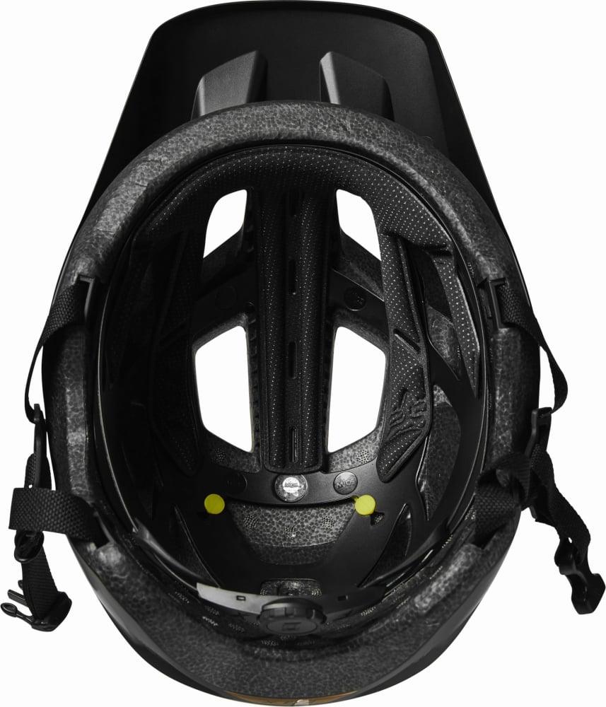 Fox Mainframe Youth Helmet - Liquid-Life #Wähle Deine Farbe_Black/Gold