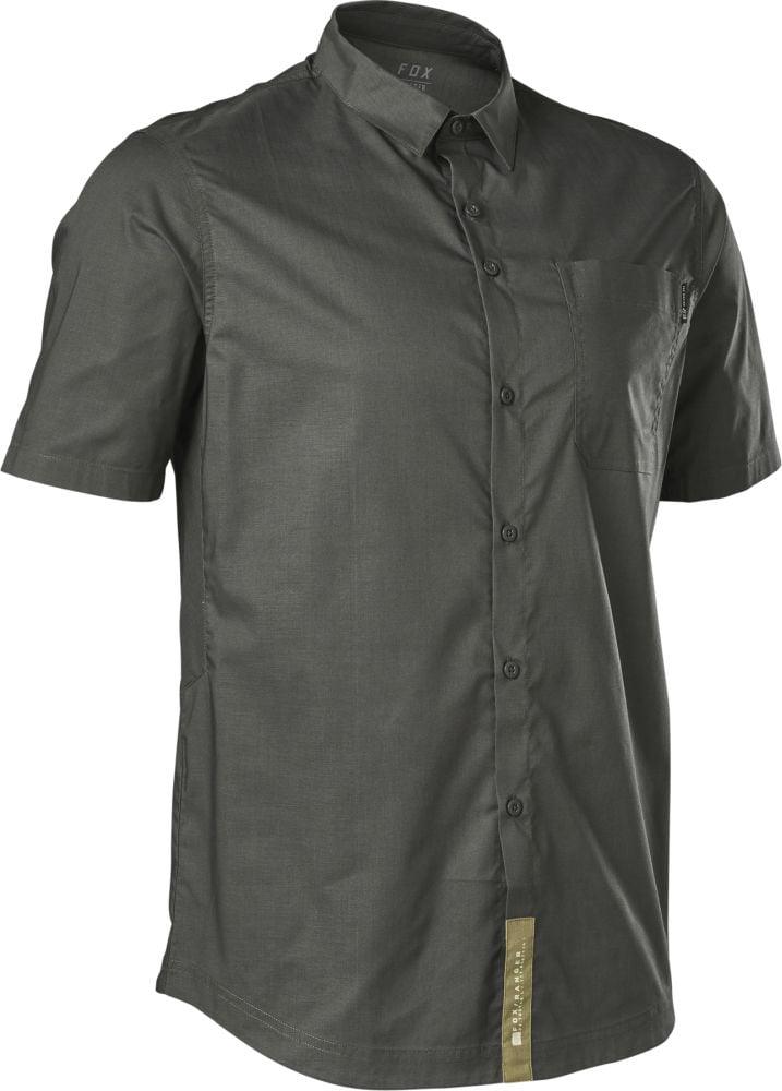 Fox Ranger SS Woven Jersey - Liquid-Life #Wähle Deine Farbe_Dark Shadow