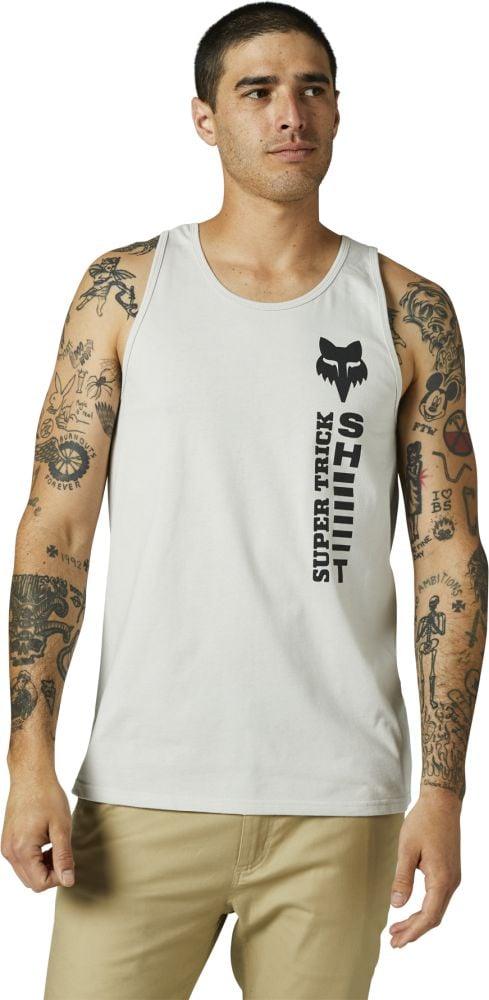 Fox Supr Trik Premium Tank - Liquid-Life #Wähle Deine Farbe_Light Grey