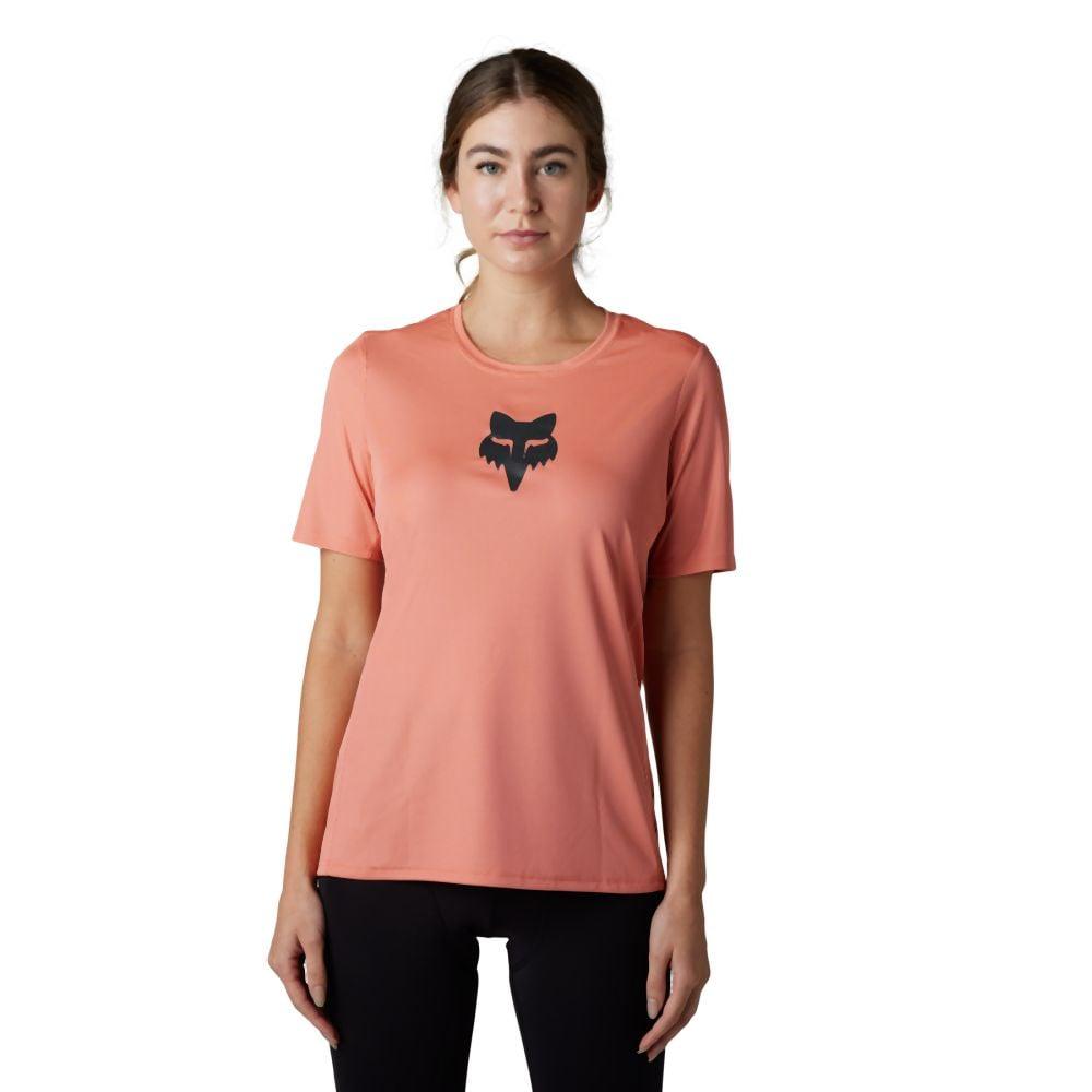 Fox W Ranger SS Jersey Foxhead 2023 - Liquid-Life #Wähle Deine Farbe_Salmon