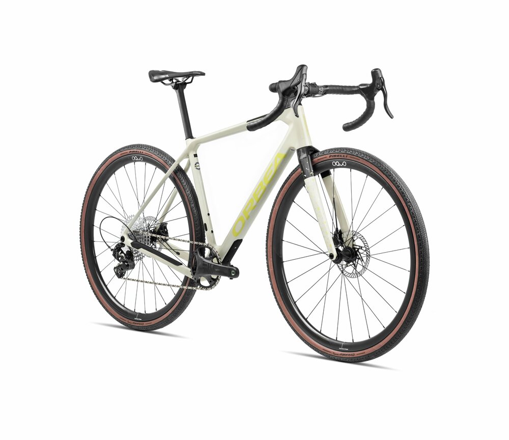 Orbea TERRA M31eTEAM 1X Ivory White/Spicy Lime