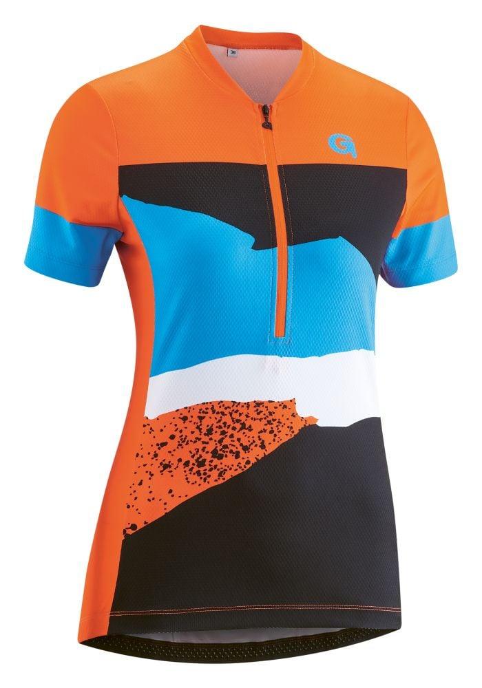 Gonso Damen-Radtrikot-1/2-HZ Susec - Liquid-Life #Wähle Deine Farbe_mandarin red