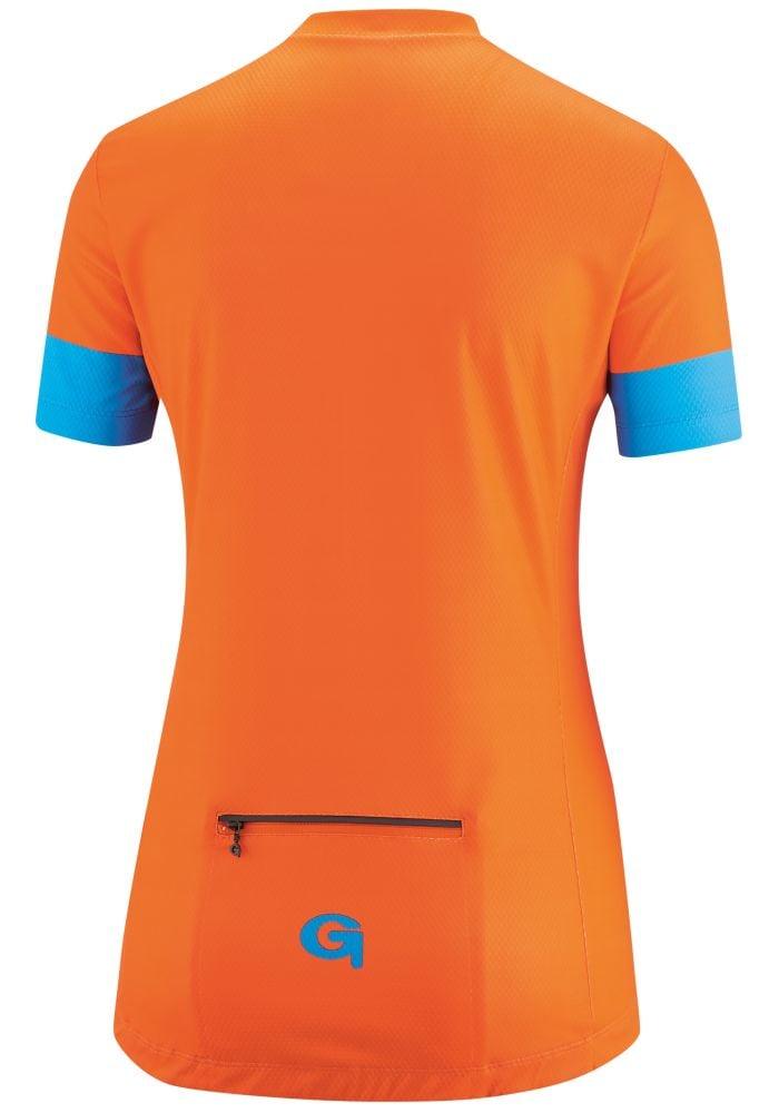 Gonso Damen-Radtrikot-1/2-HZ Susec - Liquid-Life #Wähle Deine Farbe_mandarin red