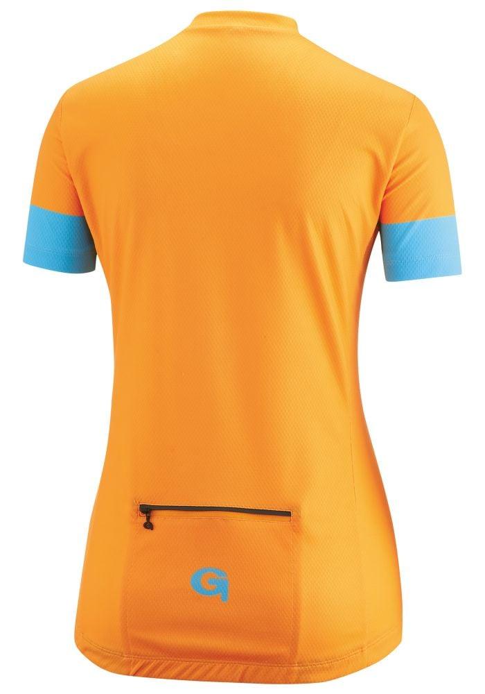 Gonso Damen-Radtrikot-1/2-HZ Susec - Liquid-Life #Wähle Deine Farbe_neon carrot