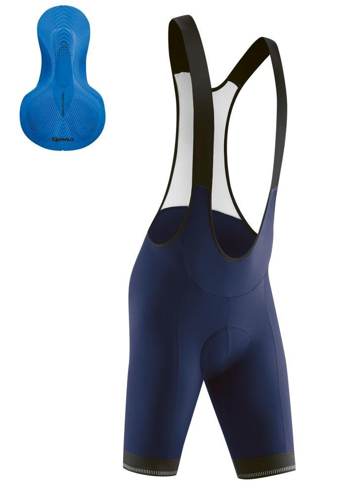 Gonso Radshort SITIVO BIB - Liquid-Life #Wähle Deine Farbe_etheblu/brightgre