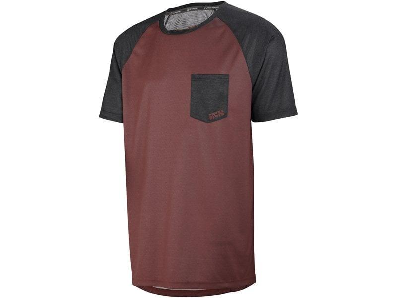 IXS Flow Jersey - Liquid-Life #Wähle Deine Farbe_Night Red / Black