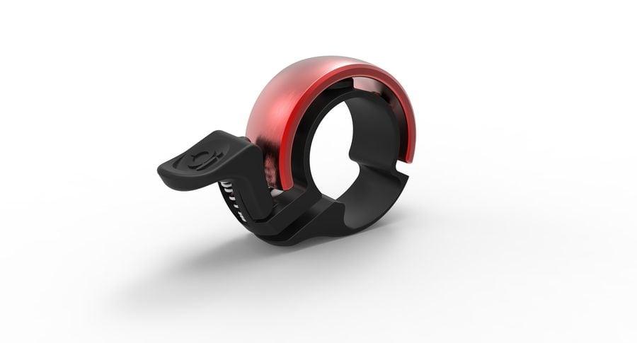 Knog Oi Classic Fahrradklingel - Liquid-Life #Wähle Deine Farbe_Black/Red