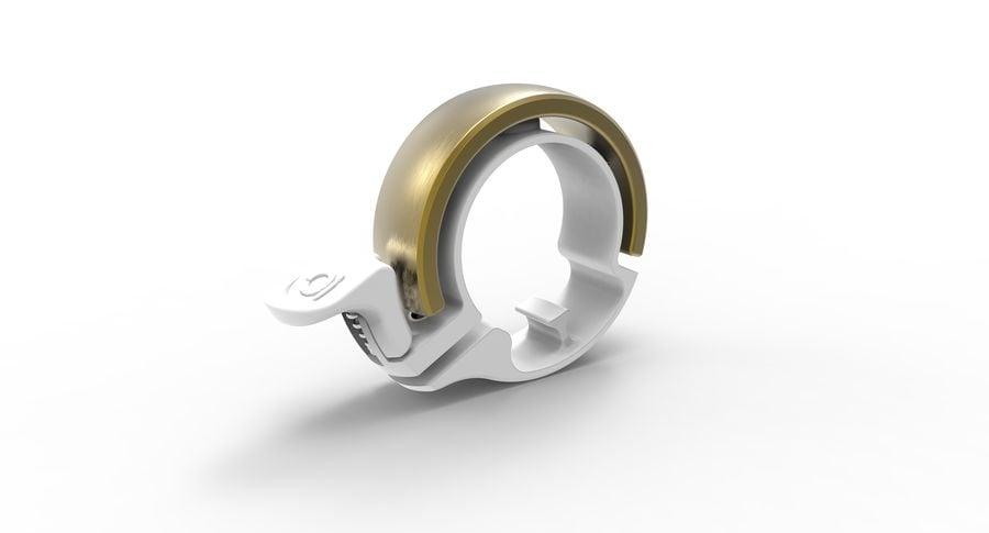 Knog Oi Classic Fahrradklingel - Liquid-Life #Wähle Deine Farbe_White/Bras