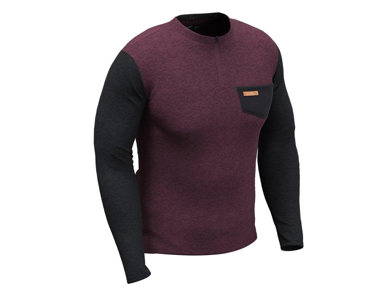 Leatt MTB Trail 4.0 Jersey - Liquid-Life #Wähle Deine Farbe_Malbec