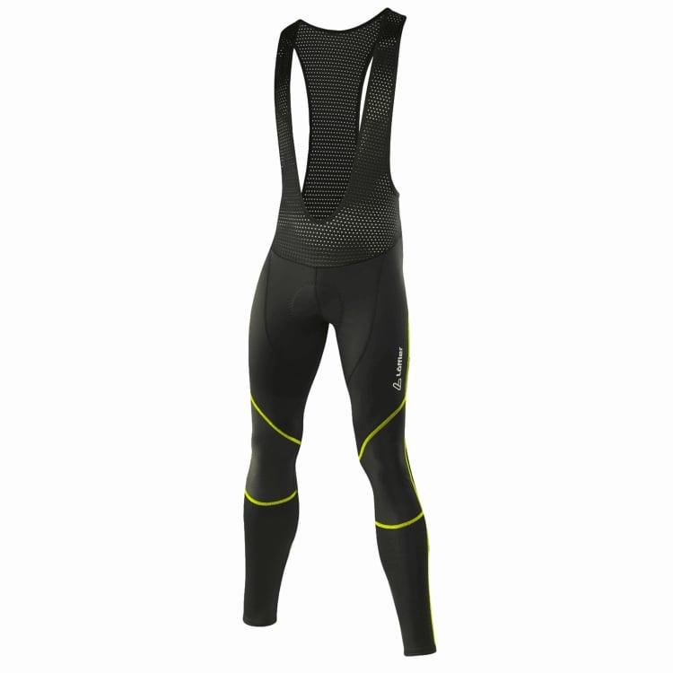Loeffler M Bike Bib Tights WS Elastic - Liquid-Life #Wähle Deine Farbe_Black/Neon Yellow