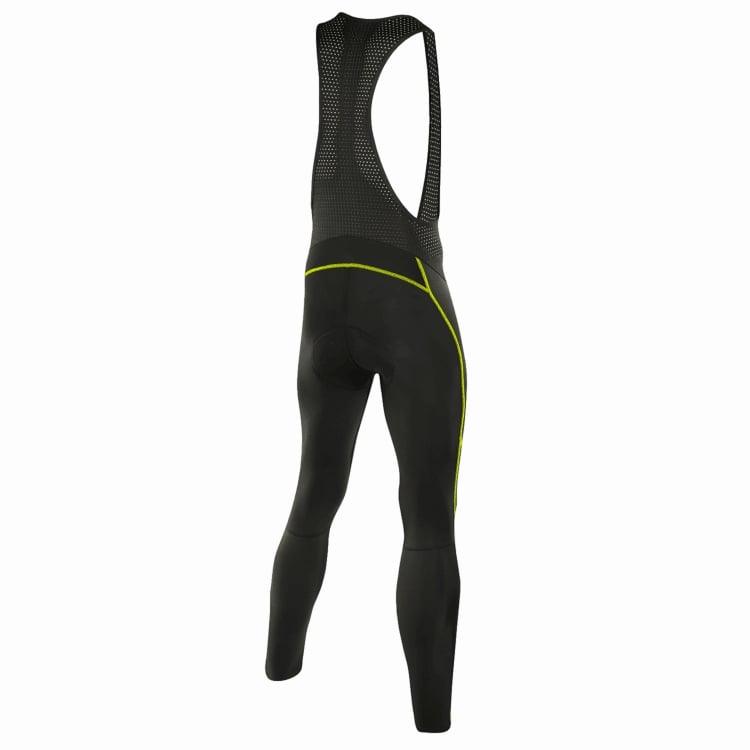 Loeffler M Bike Bib Tights WS Elastic - Liquid-Life #Wähle Deine Farbe_Black/Neon Yellow