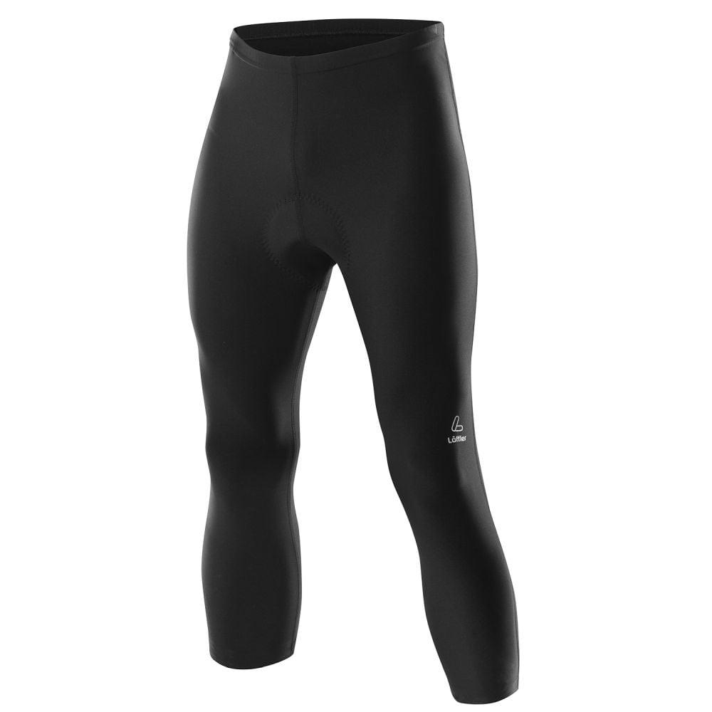 Löffler M 3/4 Bike Tights Basic - Liquid-Life #Wähle Deine Farbe_Black