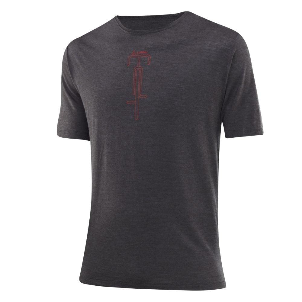 Löffler M Printshirt Merino-Tencel - Liquid-Life #Wähle Deine Farbe_Onyx