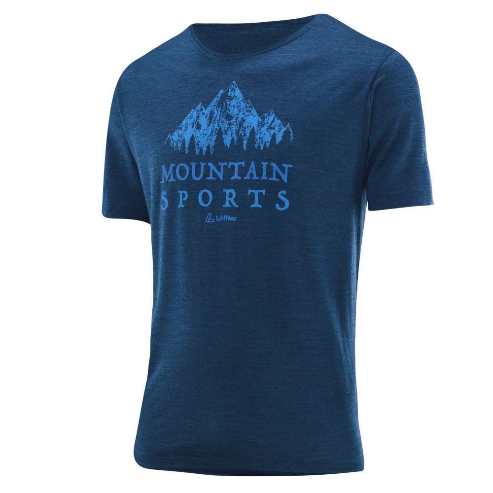 Löffler M Printshirt Merino-Tencel - Liquid-Life #Wähle Deine Farbe_Tiefwasser