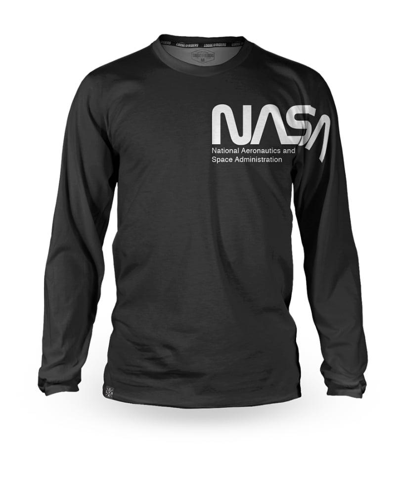 Loose Riders NASA C/S Jersey Long Sleeve - Liquid-Life #Wähle Deine Farbe_Legacy Black