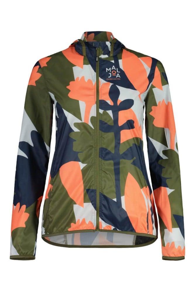 Maloja NelkenwurzM. Trail Running Jacket - Liquid-Life #Wähle Deine Farbe_Moss Pastel Leaves