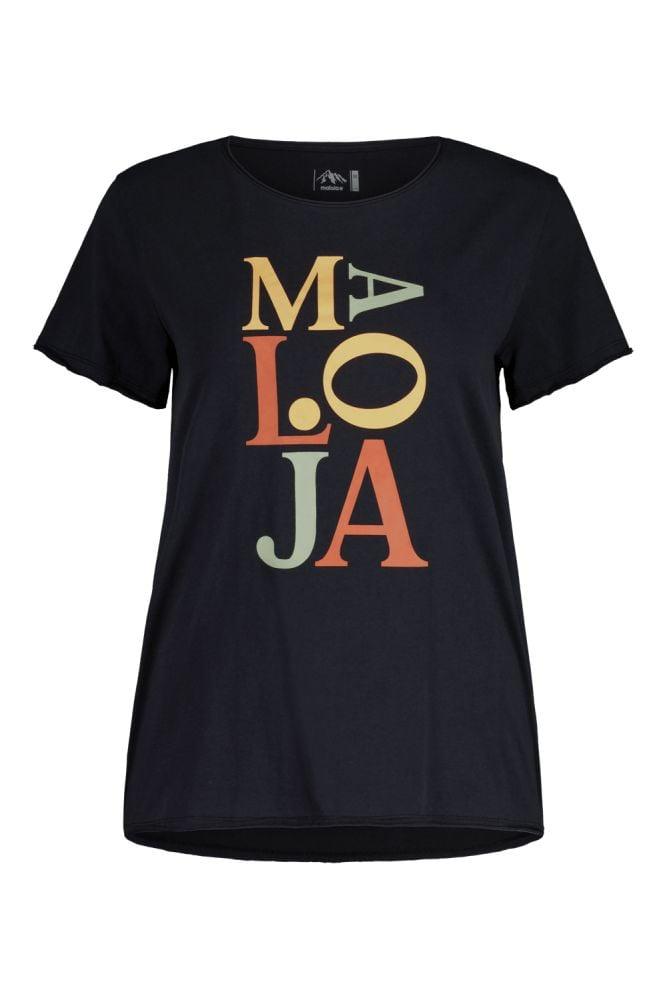 Maloja PadolaM. Traceable BioRe Tee - Liquid-Life #Wähle Deine Farbe_Moonless