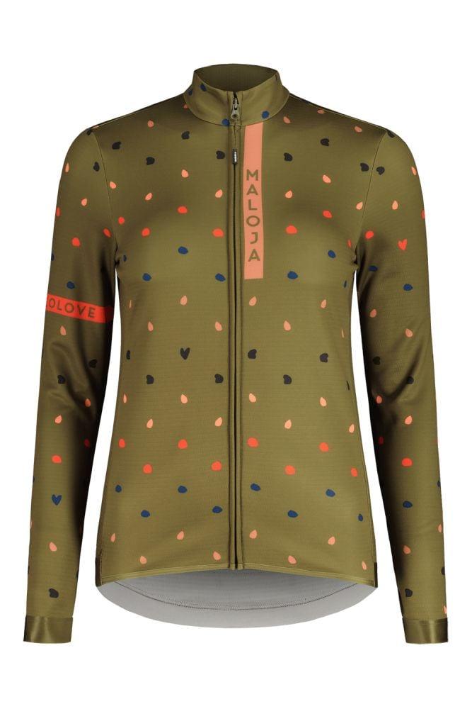 Maloja ToadstoolM. Cycle Jacket - Liquid-Life #Wähle Deine Farbe_Moss Dots
