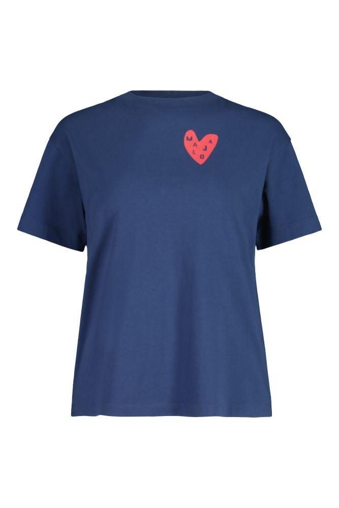 Maloja TriglavM. Organic Cotton Tee - Liquid-Life #Wähle Deine Farbe_Midnight